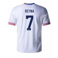 Vereinigte Staaten Giovanni Reyna #7 Fußballbekleidung Heimtrikot Copa America 2024 Kurzarm